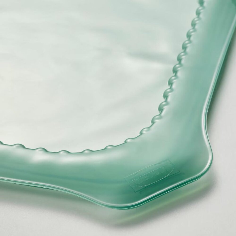 Ikea Overmatt 8"x12" Casserole Cover Silicone Storage Green - Picture 2 of 8